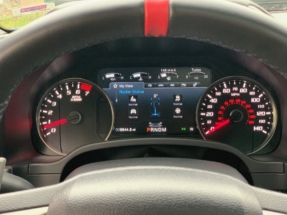 Raptor steering wheel red and screen
