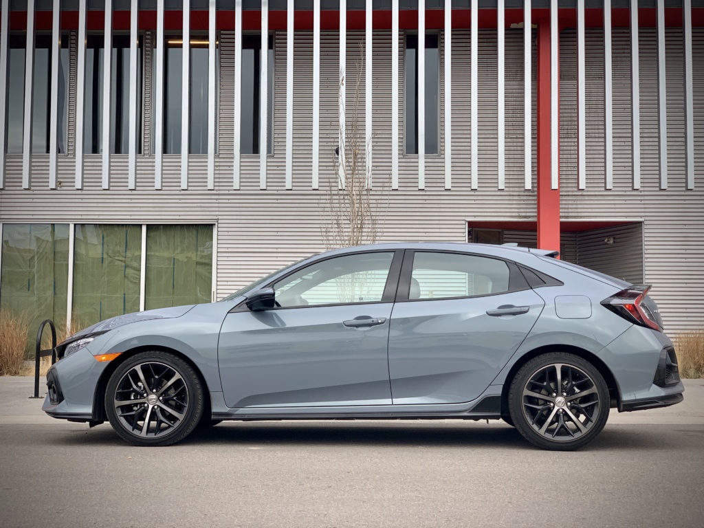 Honda Civic Hatchback side exterior